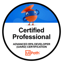 Certificação UiPath Advanced RPA Developer (UiARD)